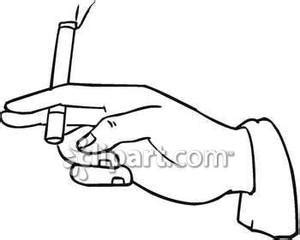 Hand Holding Cigarette Drawing at GetDrawings | Free download