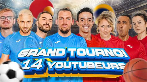 Le Grand Tournoi Des Youtubeurs Sp Cial Sports Collectifs Youtube