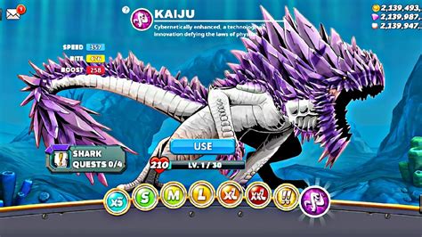 Hungry Shark World All Sharks Unlocked New Kaiju Shark Coming Soon