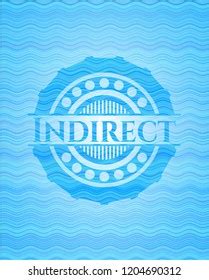 Indirect Water Wave Concept Badge Background Stock Vector Royalty Free