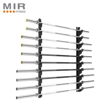 Soporte Rack De Barras Olimpicas Horizontal MIR FITNESS