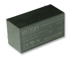 Rac Sb St Recom Power Datasheet Pdf Technical Specs