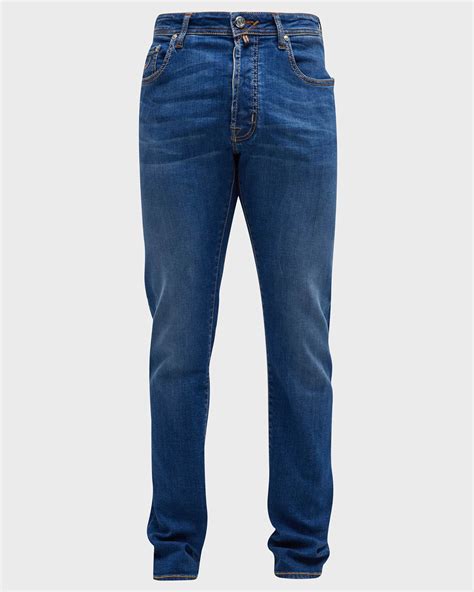 Jacob Cohen Mens Slim Fit Stretch Denim Jeans Neiman Marcus