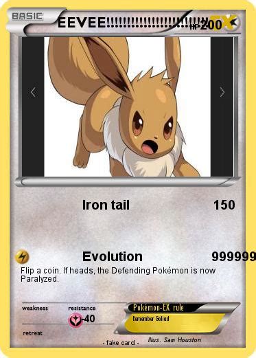 Pokémon Eevee 1907 1907 Iron Tail My Pokemon Card