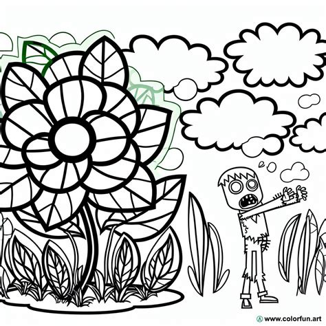 Coloriage De Plantes Contre Zombies T L Charger Ou Imprimer