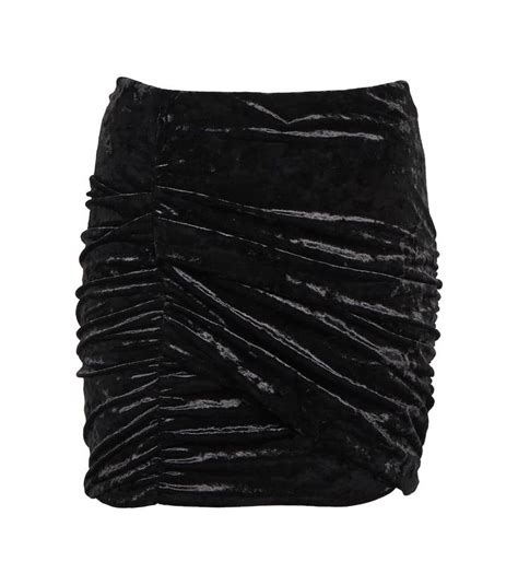 Velvet Miniskirt In Black Isabel Marant Mytheresa Mini Skirts Isabel Marant Isabel