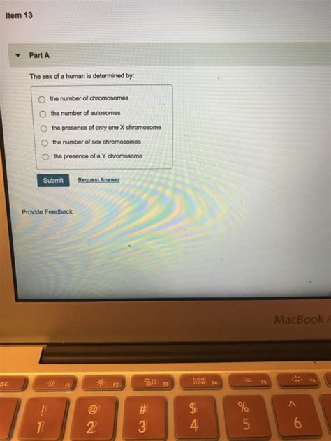 Solved Item Part A The Sex Of A Human Is Determined By Chegg