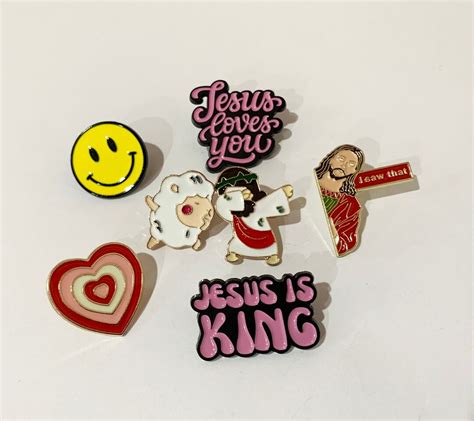 Jesus Christ Pins Jesus Pins God Pins Religious Pins Etsy