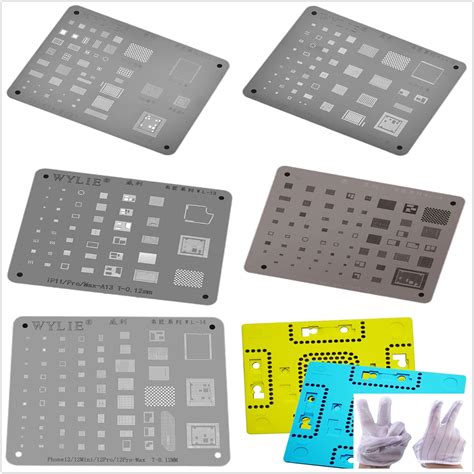 Amazon Wylie Pcs Bga Stencils Bga Reballing Stencil Kits Rework