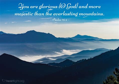 Psalm 76 4 Illustrated You Are Glorious Heartlight Gallery