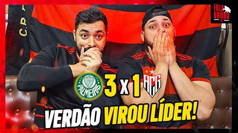 React Palmeiras X Atl Tico Go Verd O L Der Sem Fazer For A Youtube