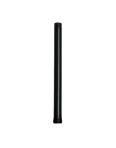 Wolfpack Tubo De Estufa Pellet Acero Vitrificado Negro Mm