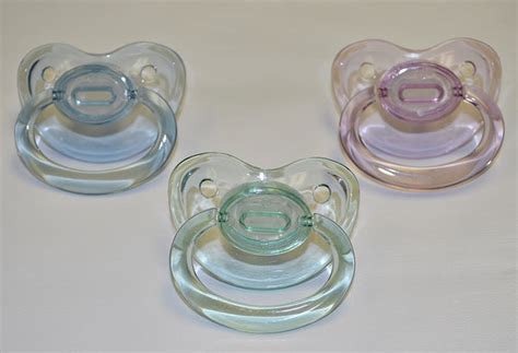 Adult Clear Pacifiers Size 6 Ctdc