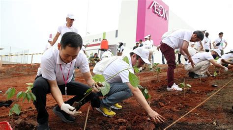 Aeon Mall Deltamas Tanam Pohon Dukung Lingkungan Dan Masyarakat