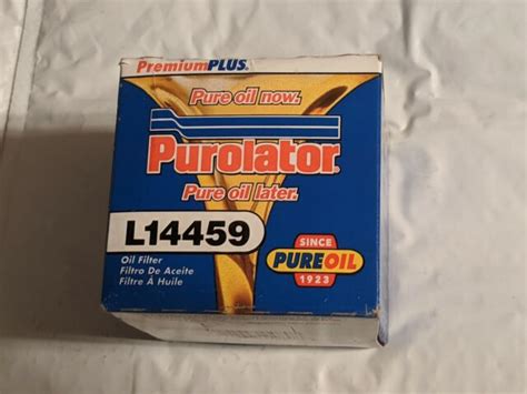 Genuine Purolator Oil Filter No L Premium Plus Automotive Car