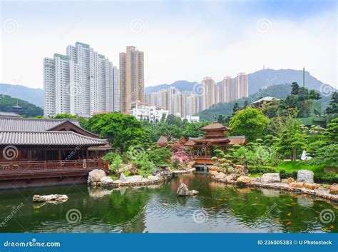 Chi Lin Nunnery And Nan Lian Garden In Hong Kong Stock Image Image Of Nunnery Beautiful