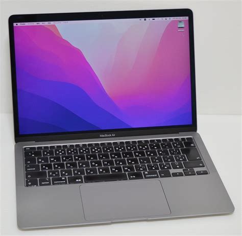 目立った傷や汚れなしMacBook Air Retina 13 inch Core i3 1 1GHz デュアルコア 8GB