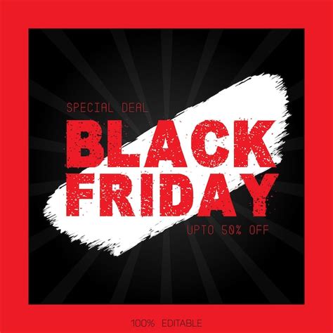 Oferta Especial Black Friday Ventas Y Descuento Diseño De Publicaciones