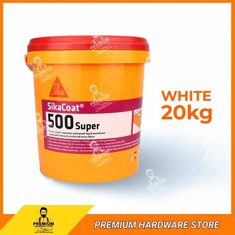 Sika Sikacoat Super Kg White Grey Styrene Acrylic Copolymer