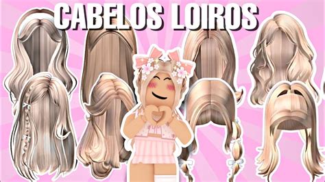 ID CODES DE CABELOS LOIROS No BROOKHAVEN Roblox YouTube