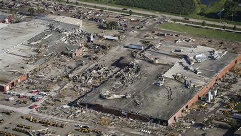 Photos Aerial View Of Iowa Tornado Damage At Pella S Vermeer Corp