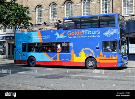 Golden Tours Bus Gray Line Baker Street March 2012 London England