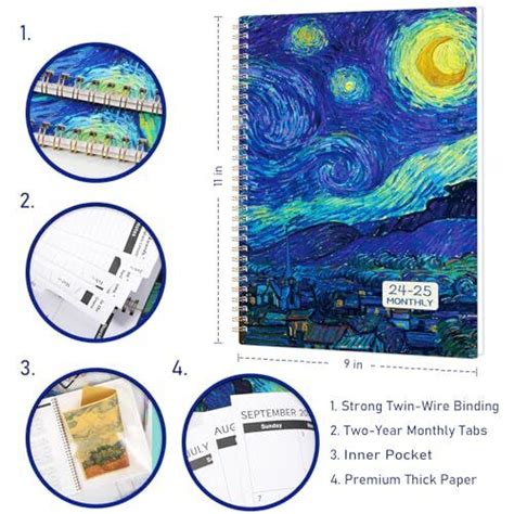 2024 2025 Monthly Plannercalendar Two Years Monthly Planner 2024