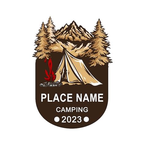 Premium Vector Camping Vector Design