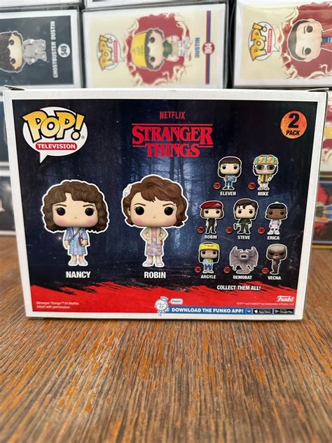 Funko Pop Stranger Things Nancy And Robin 2 Pack Special Edition