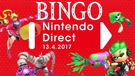 Nintendo Direct Bingo Youtube