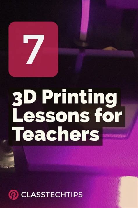 7 3d Printing Lessons For Teachers 1 3d Printing Lesson 3d Printing Lesson Plans 3d Printer