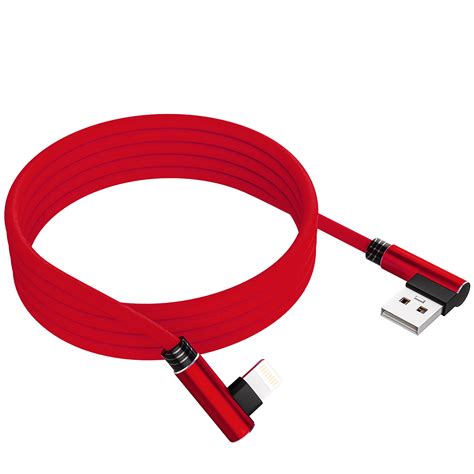 Iphone Lightning Charger Ironten 1 Pack 6 Ft Red Apple Mfi Certified Cable Nylon Braided Cable