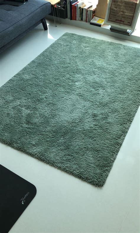 Carpet Rug Ikea Green Langsted 133x195 Cm Furniture And Home Living