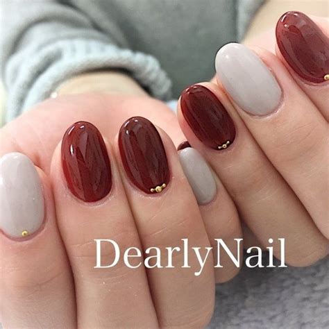 冬 オールシーズン バレンタイン シンプル ワンカラー DearlyNailのネイルデザイン No 1953390 ネイルブック