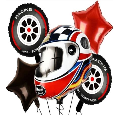 Racing Themed Foil Balloons Piece Pretty Party Shop