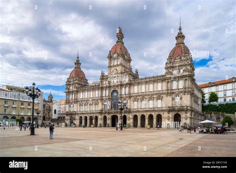 City Hall A Coruna Galicia Spain Stock Photo Alamy