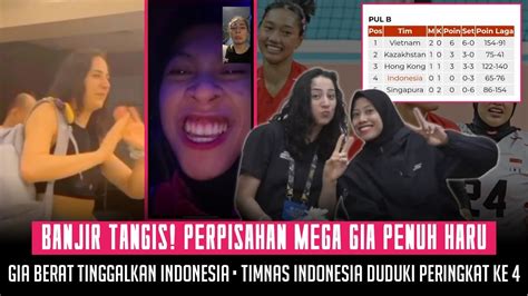 Banjir Tangis Gia Berat Tinggalkan Indonesia Momen Mega Hibur Gia