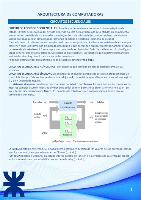 Aco Resumen Te Rico Arquitectura De Computadoras Circuitos