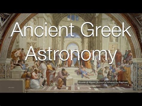 Ancient Greek Astronomy – A Brief Introduction | The Classical Astrologer