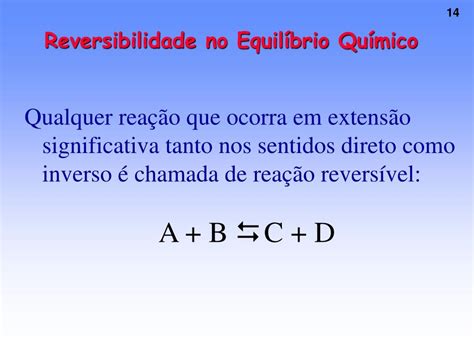 PPT EQUILÍBRIO QUÍMICO PowerPoint Presentation free download ID