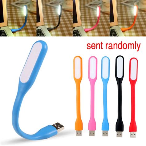 Random Flexible Ultra Bright Mini Usb Port Led Light Lamp Read Light