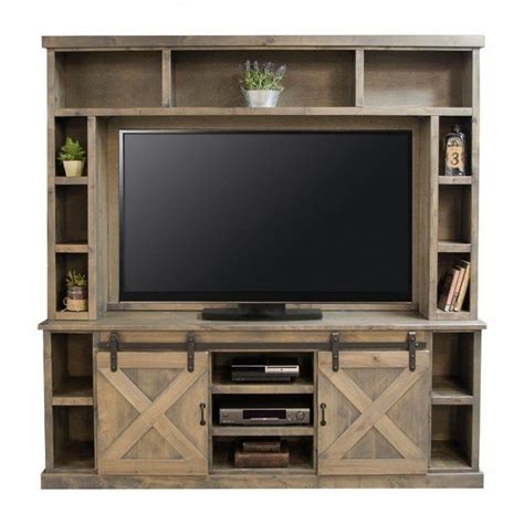 Farmhouse 85 Inch Entertainment Center Barnwood Legends Furniture Furniture Cart