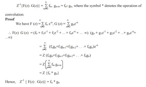 Z Transforms And Difference Equations