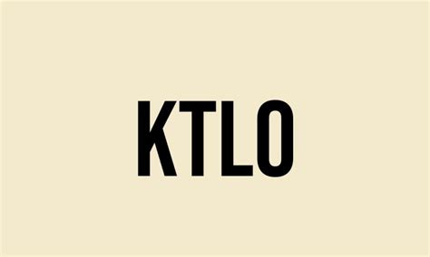 What Does Ktlo Mean? - Meaning, Uses and More - FluentSlang