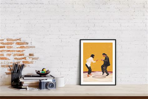 Pulp Fiction Posters Retro Room Decor By Haus And Hues Quentin