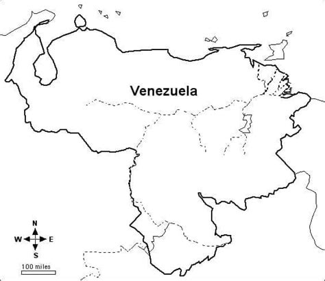 Mapa De Venezuela Hd Para Colorear Imprimir E Dibujar Coloringonly