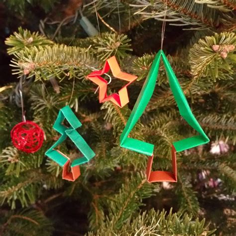 How To Make Origami Christmas Tree Decorations