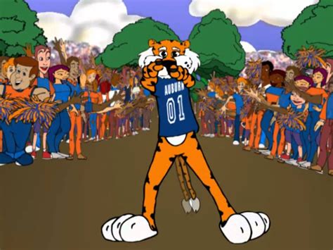 Aubie Animation Segment For The Mascot National Competition Youtube