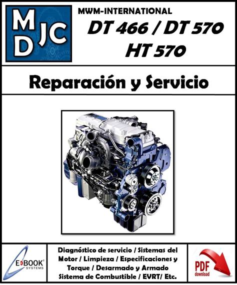 International Dt 466 Dt 570 Ht 570 Mdjc Manuales De Taller