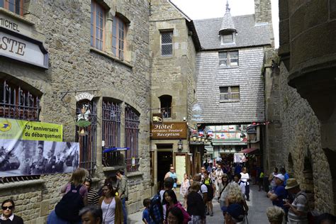 Mont St Michel Grand Rue Mont Saint Michel Pictures France